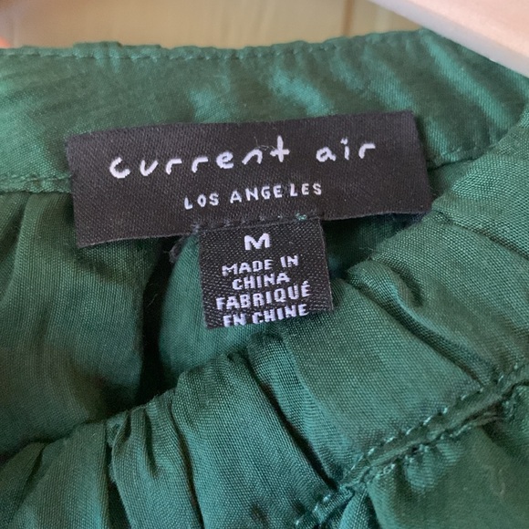 Emerald Green Current Air Long Sleeve Dress Size Medium EUC - Picture 6 of 11
